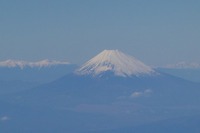 冠雪の富士山！