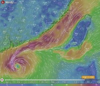 台風進路…‼ 2022/10/27 13:51:36