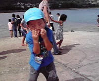 海カメ放流 2010/09/29 14:45:07