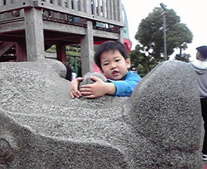 公園にて