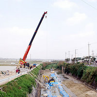 新川川改修工事 2008/03/04 12:23:05