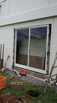 掃き出し窓Ⅱ　取り付け
