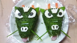 今年初のお弁当は辰年にちなんで・・・