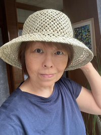 アダン葉帽子3個目は