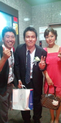 披露宴２次会の司会終了♪ 2010/09/05 02:15:49
