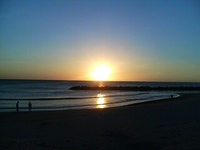 日本海の夕陽 2007/09/19 19:13:40