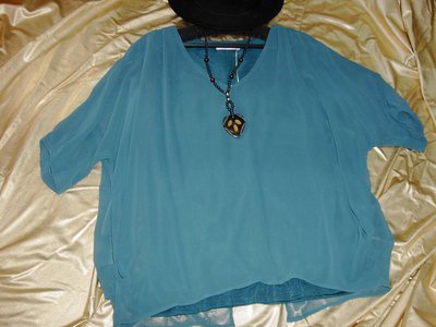 シフォンのブラウス