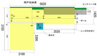 2. ウッドデッキの設計図を描いてみる 2009/04/11 21:32:56