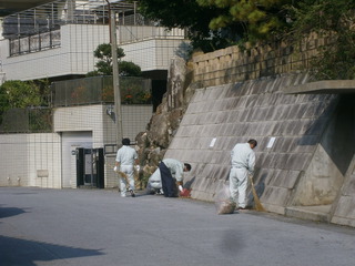 道路ボランティア清掃活動　2014年9月