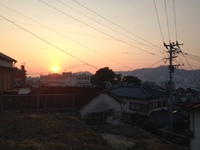 夕陽を見ながら 2013/09/24 00:14:49