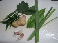手作りグリーンカレーペースト