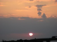 夕日 2008/02/17 21:24:23