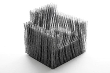 Aluminum　wire　chair