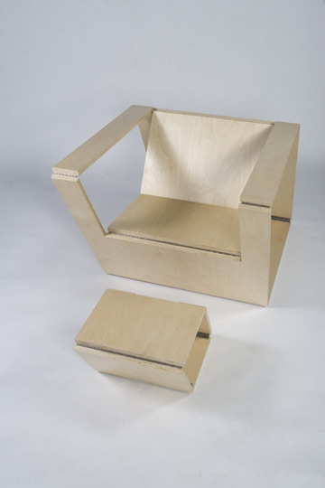 チェアー and オットマン「chair and ottoman」