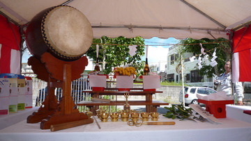 Ｋ-ＳＱＵＡＲＥ・地鎮祭　沖縄住宅新築