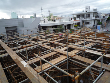 Ｋ-ＳＱＵＡＲＥ 地中梁配筋･型枠検査