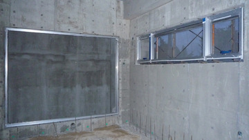 金属製建具建付・東海岸の家
