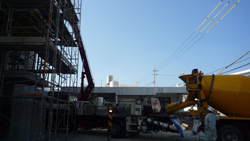 Ｋ-ＳＱＵＡＲＥ タンク架台ＣＯＮ打設