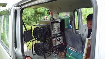 地盤調査【東海岸を望む家】