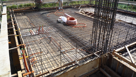 2SL､Check rebar 【潮風を感じる家】