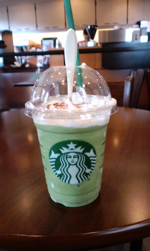 抹茶クリームフラペチーノ