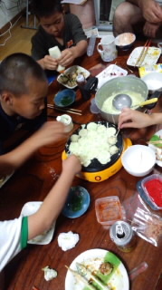 今夜は、タコヤキパーティー 2012/04/03 21:12:09
