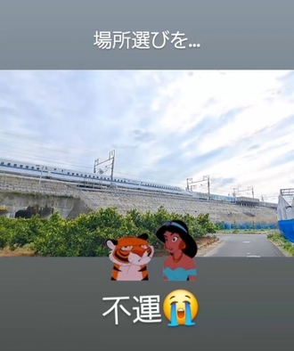 念願のDISNEY新幹線でしたが、、、場所選びを